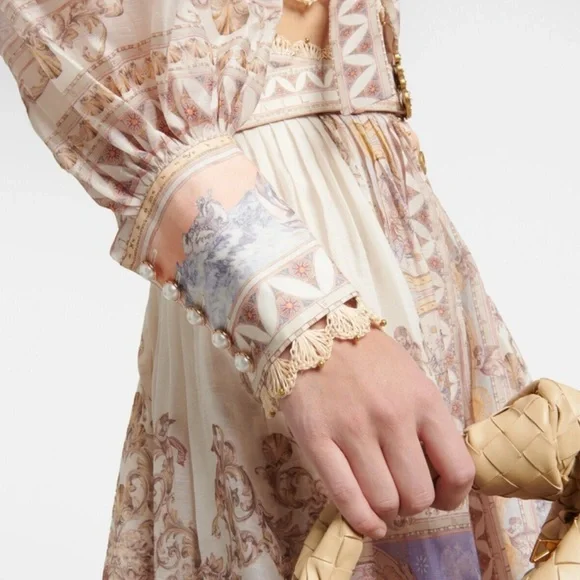 Zimmermann - High Tide printed cropped shirt - Picture 3 of 8